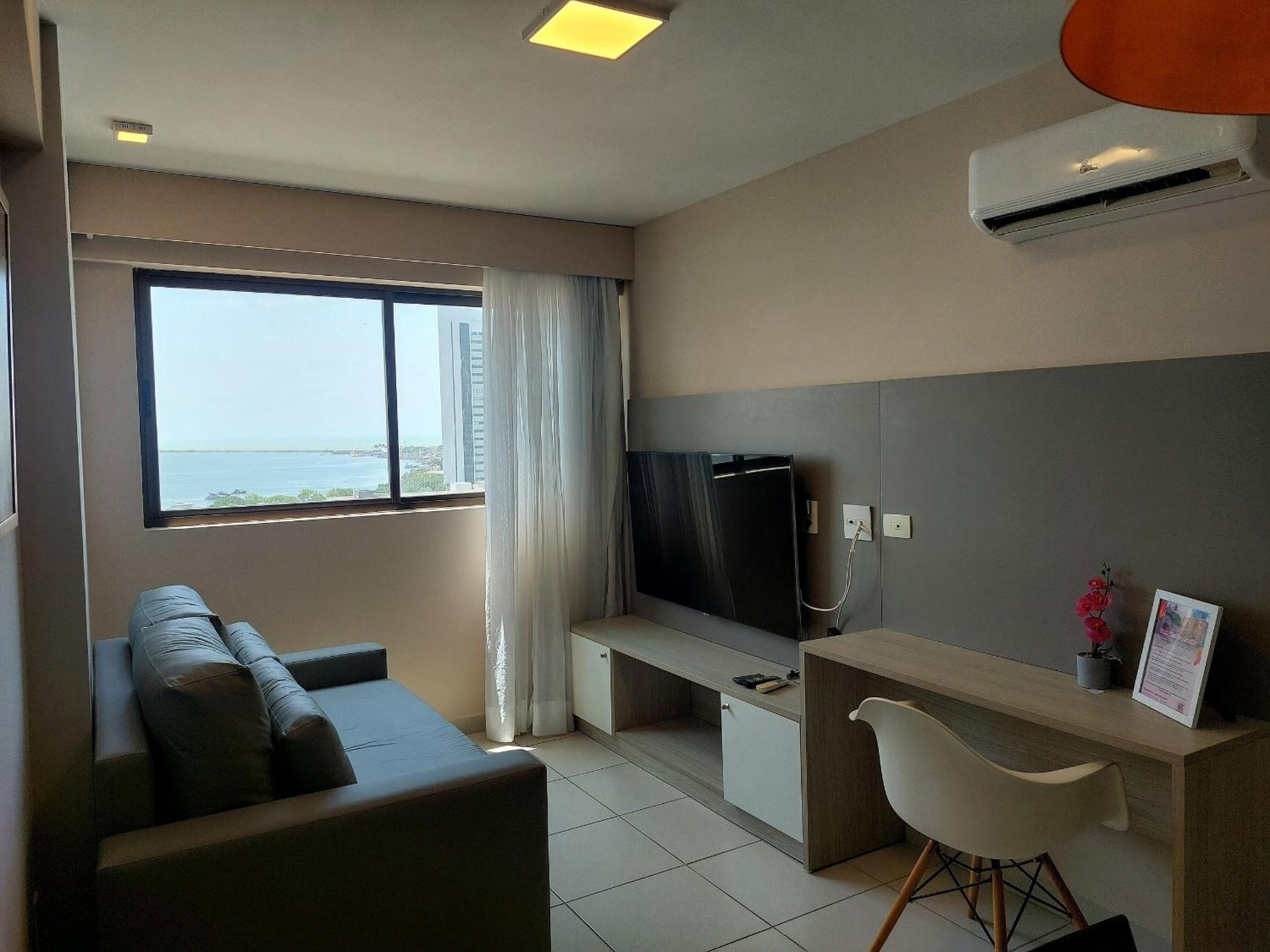 Flat Ao Lado Do Rio Mar No Edf Beach Class Excelsior Por Yolo Recife Exteriér fotografie